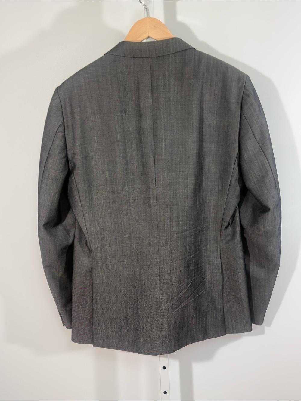 Z Zegna Gray Wool Mohair Drop 8 Sport Coat Blazer 54R Italy Luxury Tailored - Picture 10 of 11